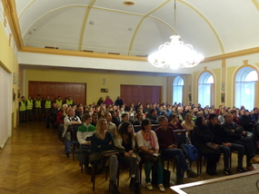 Část návštěvníků minulého dne otevřených dveří