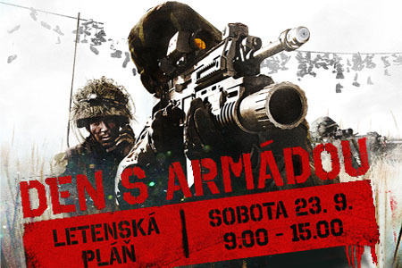 Prožijte Den s Armádou ČR na Letenské pláni v Praze