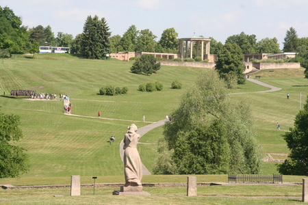 Současný pohled na Památník Lidice