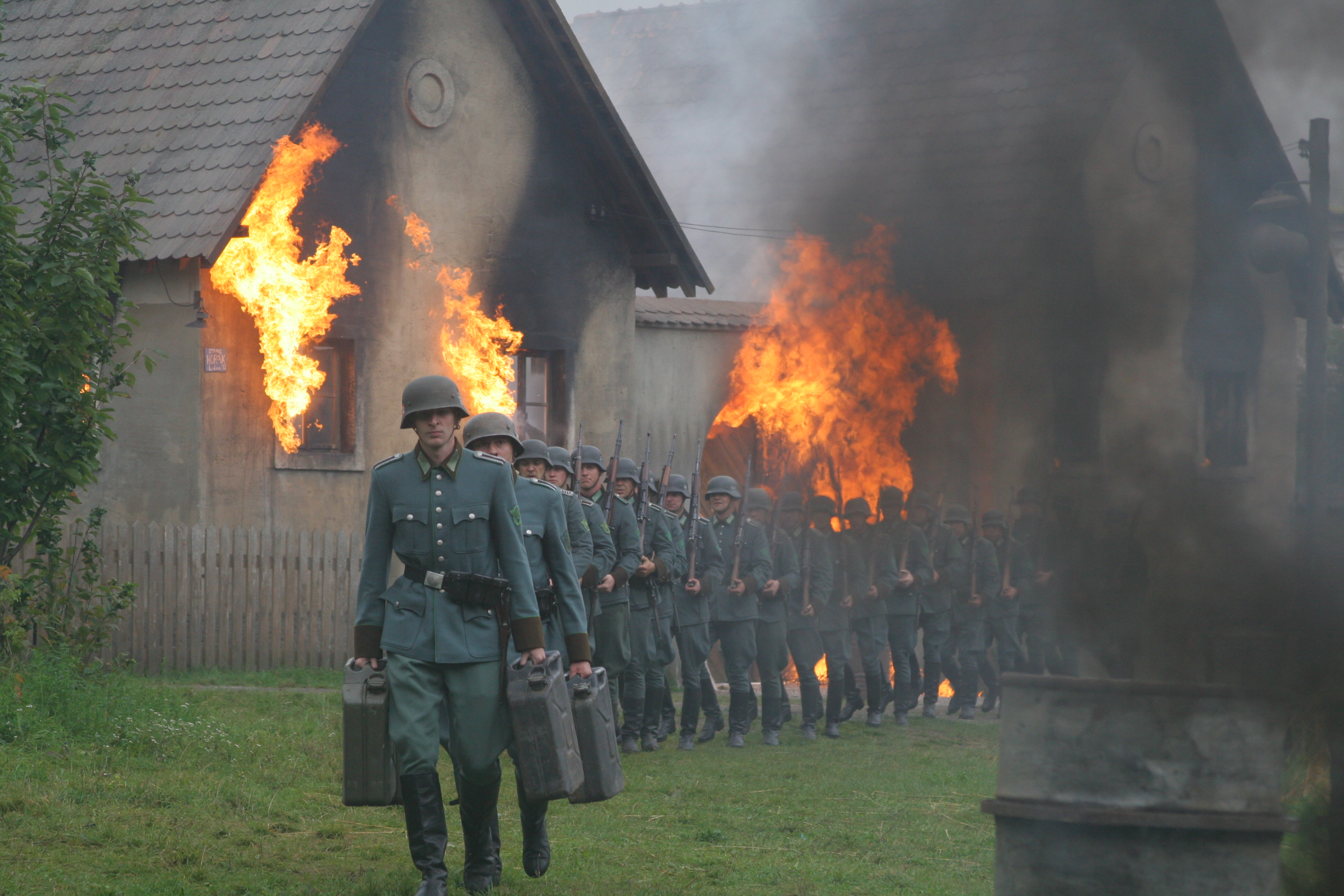  Snímky z natáčení filmu Lidice