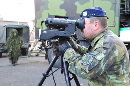 Ukázka prostředků protiletadlového raketového pluku