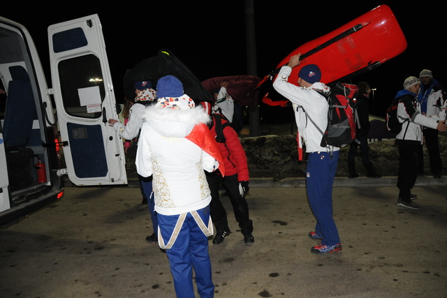 Odjezd - pro sáňkaře hry skončili