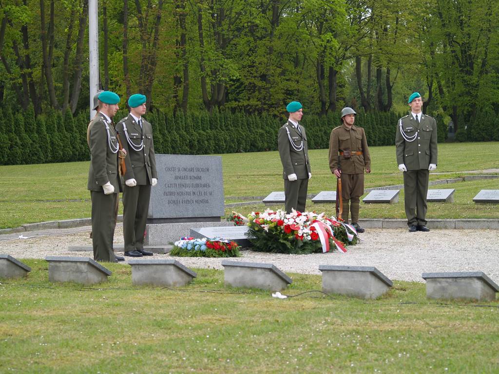Studenti UO na čestné stráži