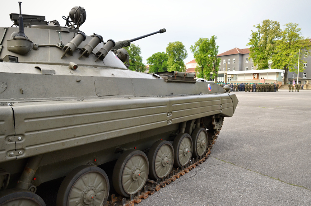 Vystavená bojová technika