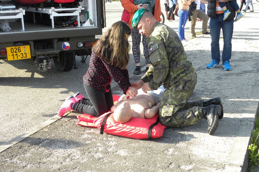 V areálu DEPO 2015 návštěvníci mohli mimo jiné zhlédnout statické ukázky techniky a zbraní Armády České republiky