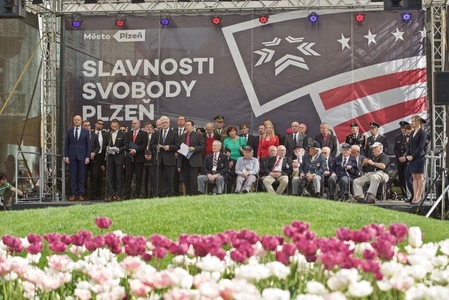 Vyvrcholením Slavností svobody Plzeň 2017 byl každoroční pietní akt „Díky Ameriko“