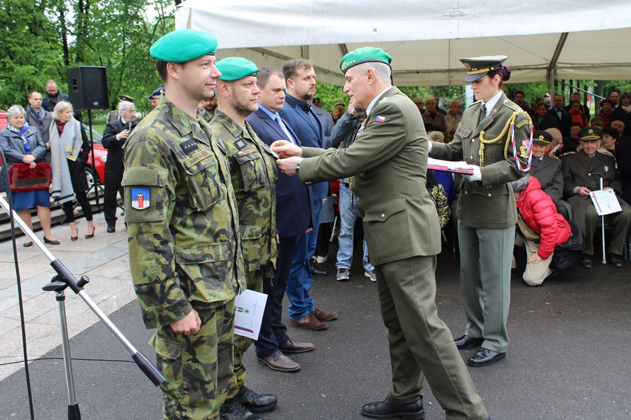 V Ostravě si připomněli 74. výročí osvobození