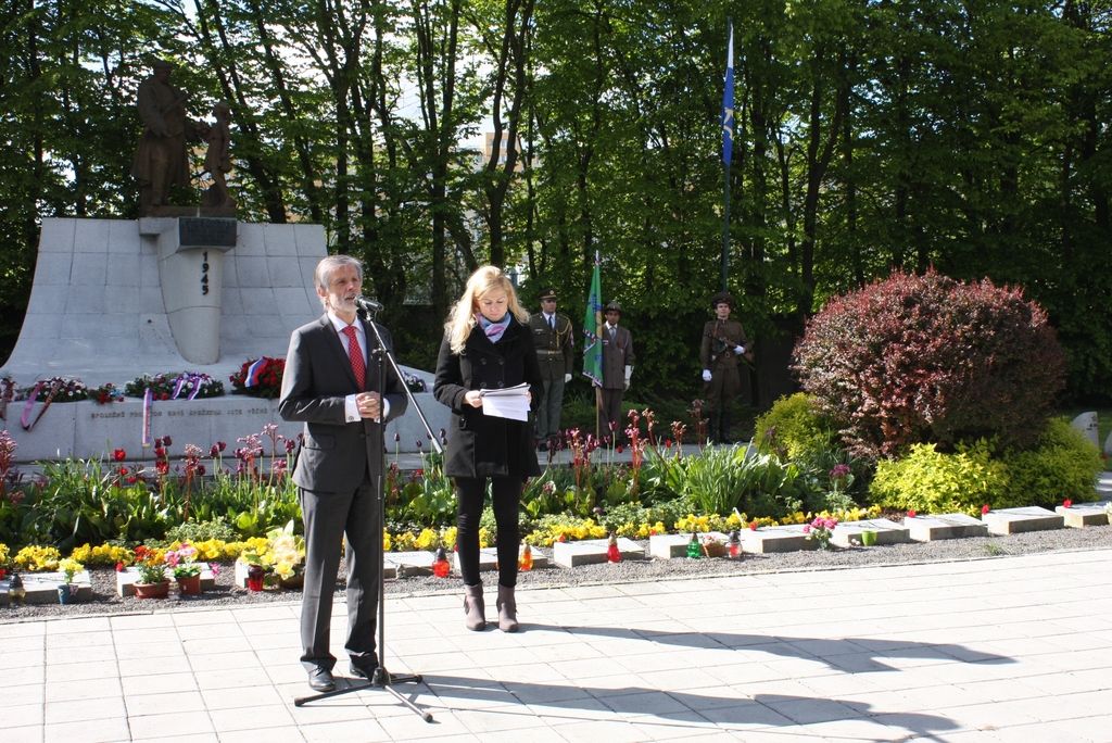 Krátký proslov přednesl i velvyslanec Slovenské republiky Peter Weiss