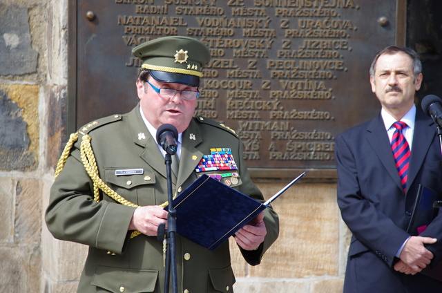 Předseda Českého svazu bojovníků za svobodu Jaroslav Vodička