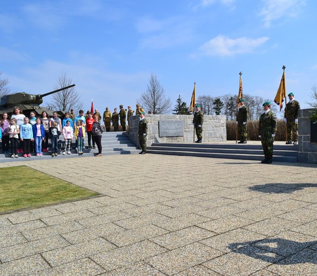 Pietní akt u příležitosti 70. výročí zahájení Ostravské operace 2