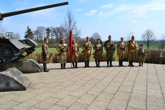 Pietní akt u příležitosti 70. výročí zahájení Ostravské operace 3