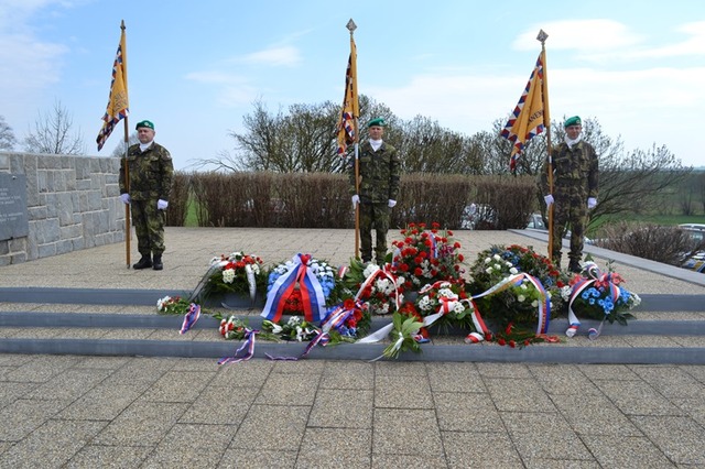 Pietní akt u příležitosti 70. výročí zahájení Ostravské operace 4