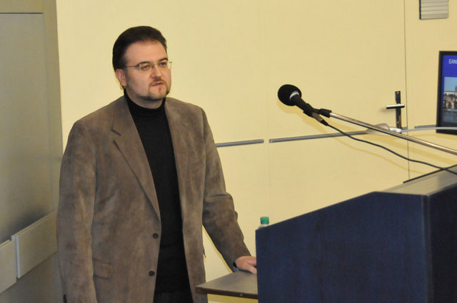 Doktor Karel Straka z Vojenského historického ústavu seznámil účastníky Kuncova memoriálu 2013 s vojenskou pozicí Československé republiky v Evropě mezi dvěma světovými válkami