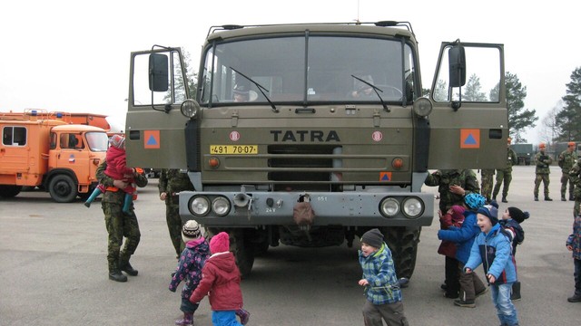 Ukázky záchranné roty pro děti