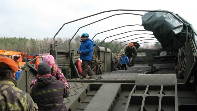 Ukázky záchranné roty pro děti