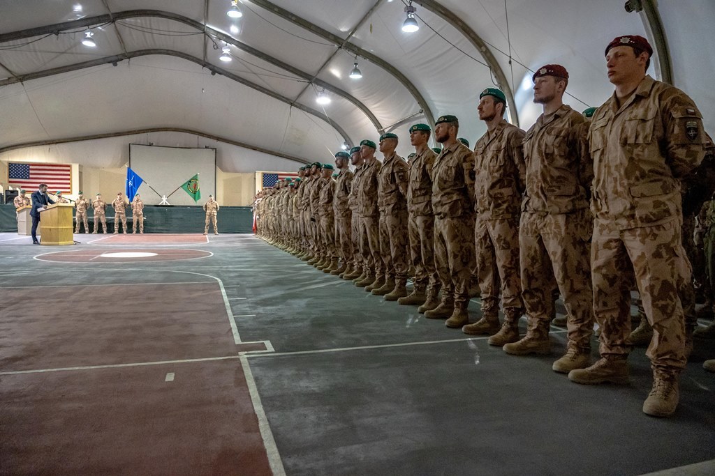 Pohled na nastoupenou 11. SR BAF.