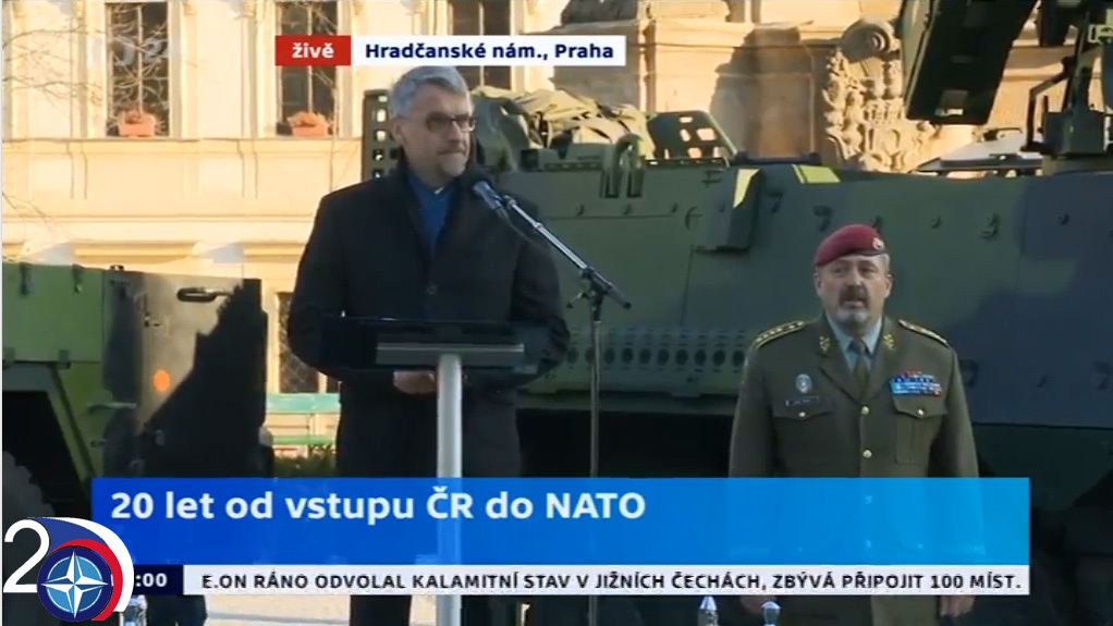 Prezentační akce u příležitosti 20. výročí vstupu ČR do NATO, Hradčanské náměstí, Praha