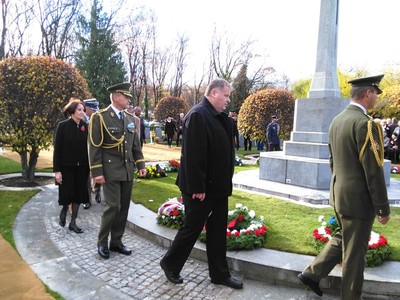 Na Olšanských hřbitovech se vzpomínalo na padlé ve válečných konfliktech