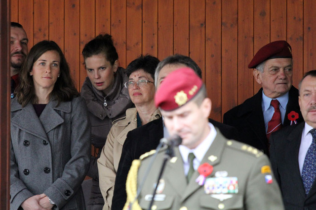  Paní Anita Gard Moravcová během slavnostního nástupu