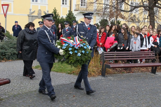 Pietního aktu se zúčastnila i místostarostka města Strakonice Helena Brejchová. 