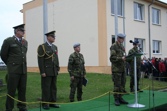 Ředitel Agentury logistiky seznámil přítomné s Rozkazem ministra obrany ke Dni válečných veteránů