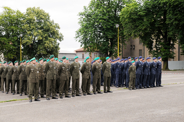 Na počest Dne ozbrojených sil ČR se ve středu 26. června 2013 konal slavnostní nástup Univerzity obrany (3)