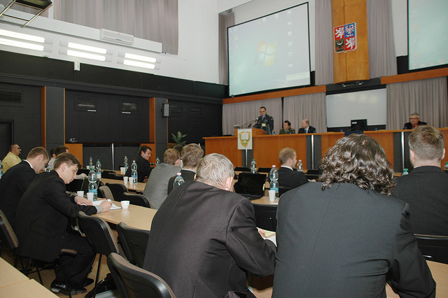 Zahájení setkání studentských klubů AFCEA