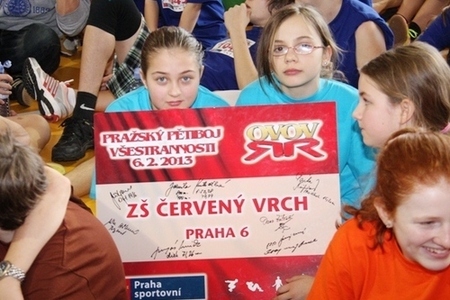 Děti změřily síly v Pražském pětiboji všestrannosti