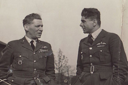 S kpt. gšt. Františkem Fajtlem (vpravo)