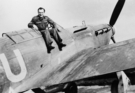 Sgt Zd. Škarvada u svého Hurricanu u 310. peruti ve Skotsku r. 1941