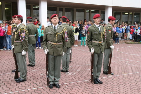 Vystoupení jednotky Čestné stráže AČR
