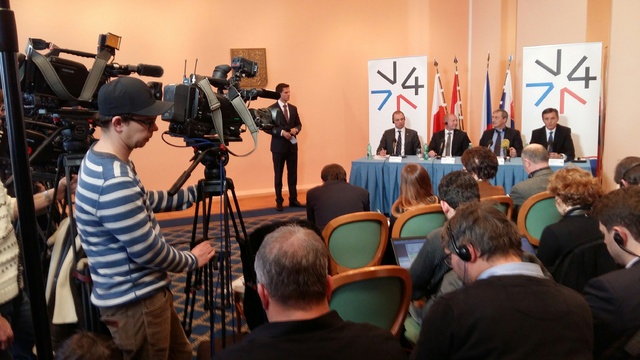 O jednání se zajímalo velké množství novinářů z ČR, Polska a Slovenska