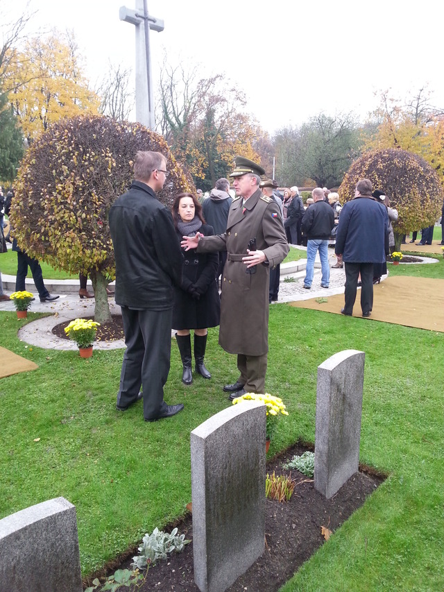 Daniel Koštoval a generál Jaroslav Kocián