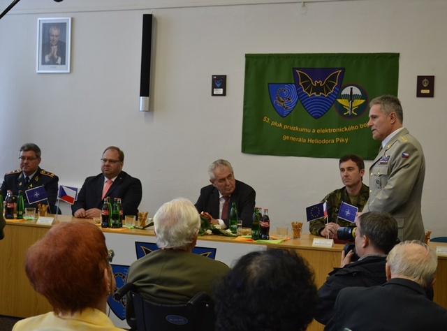 Setkání válečných veteránů s prezidentem