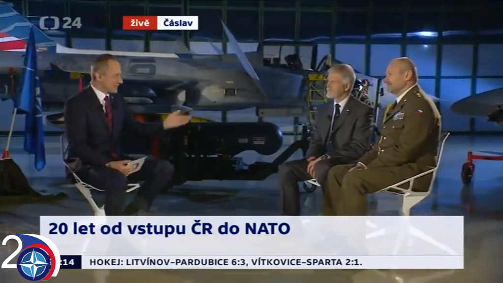 Bývalý náčelník Generálního štábu AČR - arm.gen. Petr Pavel a plk. Karel Klinovský