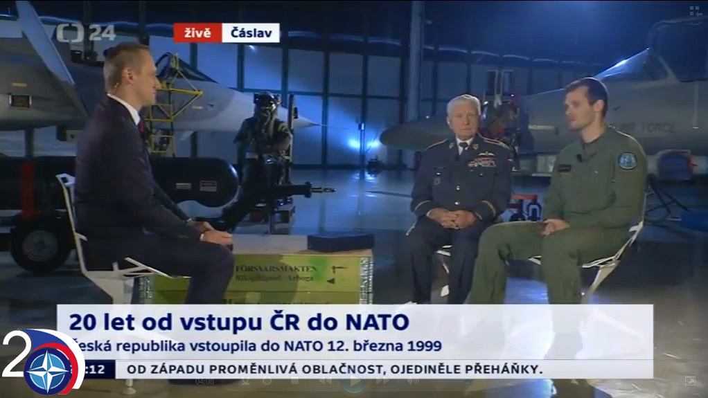 21. základna taktického letectva Čáslav – rozhovor s brig. gen. v. v. Emilem Bočkem a npor. Ondřejem Machem