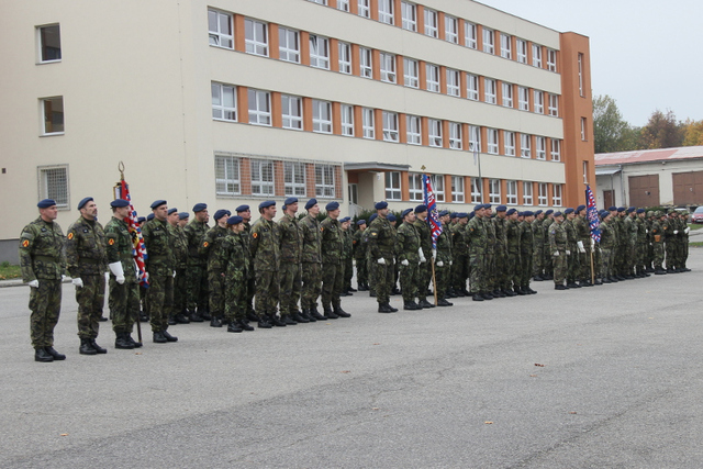 Příslušníci 25. protiletadlového raketového pluku si připomněli 97. výročí vzniku samostatného československého státu. 