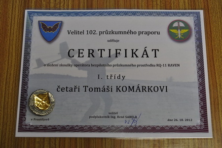 Oslavy 28. října u 102. průzkumného praporu