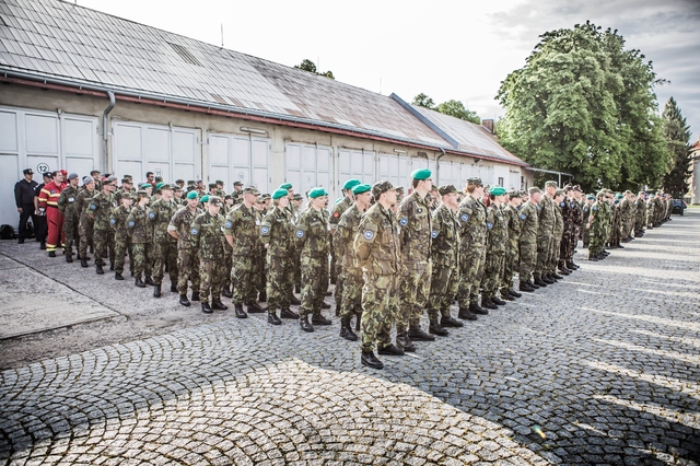  Slavnostní nástup cvičících Vigorous Warrior 2015