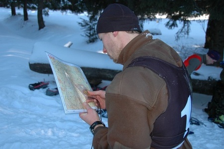Důležitá je práce s mapou a buzolou