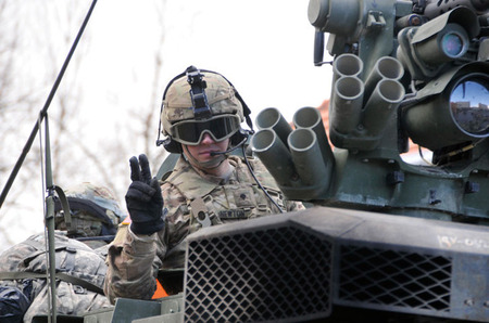 Američtí vojáci v Praze