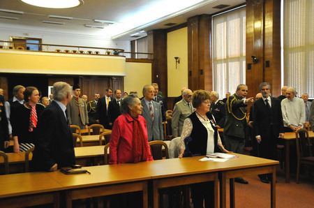 Ze zahájení slavnostního setkání účastníků Českého národního povstání