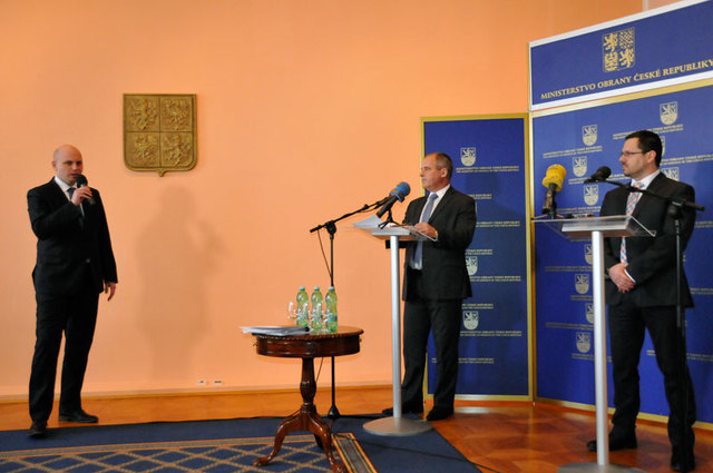 Ze zahájení tiskového briefinku na Ministerstvu obrany ČR