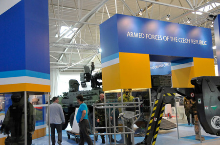 Expozice Ministerstva obrany ČR na veletrhu IDEB 2014 je připravena přivítat první návštěvníky