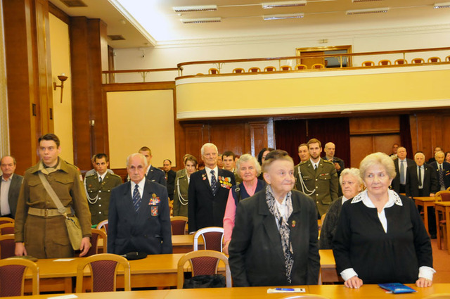 Pohled do hlavního sálu MO při slavnostním zahájení setkání