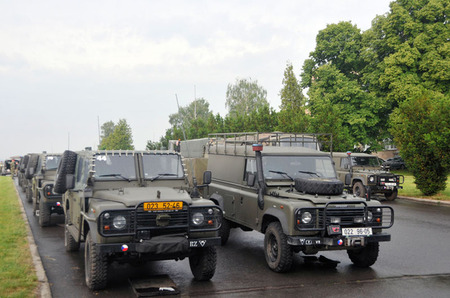 Technika je připravena k přesunu z Chrudimi do Polska na cvičení Noble Jump 2015