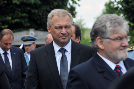 Z pietního aktu v u hrobu TGM v Lánech (2)