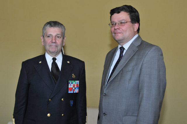 Z přijeti předsedy Vojenského výboru NATO ministrem obrany ČR 1