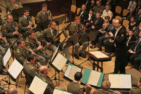Koncert řídil pplk. Jaroslav Šíp