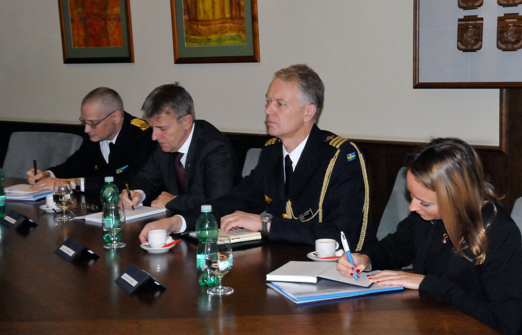 Švédská delegace na jednání 